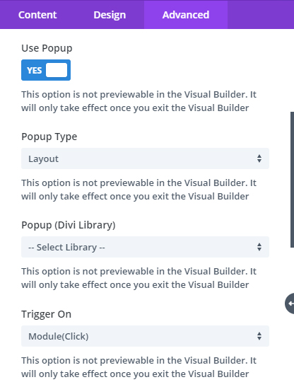 divi popup